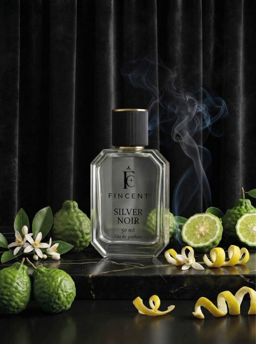 Silver Noir | 50ml | Luxury Inspired Unisex Perfume | FINCENT Pakistan