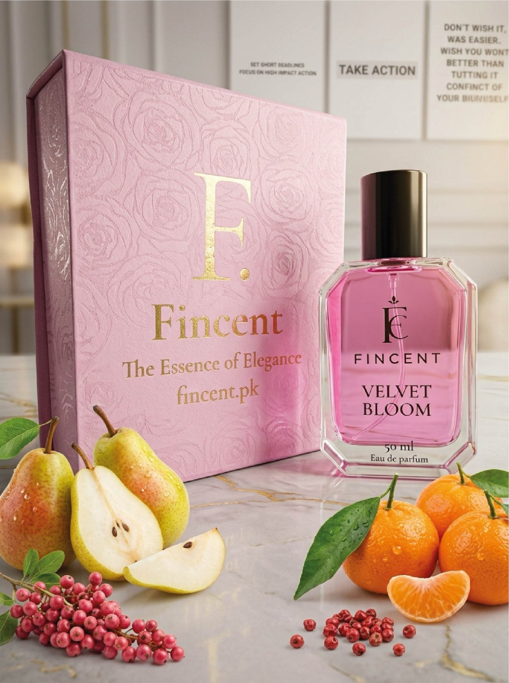 Velvet Bloom | 50ml | Luxury Inspired Women's Perfume | FINCENT Pakistan